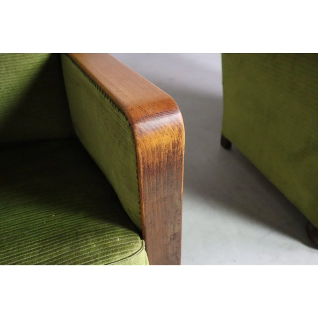 1930s Set of Art Deco Club Chairs, 1930 For Sale - Image 5 of 18