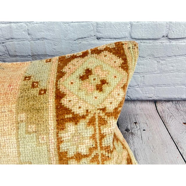 Turkish 16 x 24 Rug Pillow Istanbul Twilight Turkish Pillow Cushion Cover For Sale - Image 3 of 4