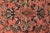 Textile Antique Persian Hamadan Carpet With Floral Designs in Soft Orange Red and Brown For Sale - Image 7 of 13