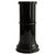 RL 09 Cylindrical Pedestal in Licorice Glossy Varnished Aluminum by Caspal For Sale - Image 11 of 11