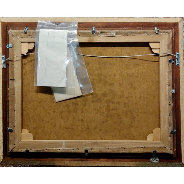 Narcise Guilbert -1917 French Country Side Landscape in Verdun-Oil Painting For Sale - Image 9 of 10