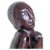 Mid-Century Modern French Art Deco Walnut Sculpture of a Nude Woman, Circa 1920 For Sale - Image 3 of 11