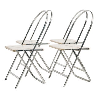 Aprilina Chairs by Gae Aulenti for Zanotta, 1980s, Set of 4 For Sale