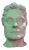 Life-Size Terracotta Bust by Herman Roderick Volz For Sale