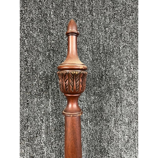 Brown Henkel Harris Queen Mahogany Bed For Sale - Image 8 of 11