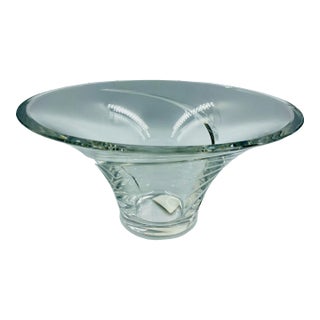 Late 20th Century Large Waterford Crystal Siren Pattern Centerpiece Bowl For Sale