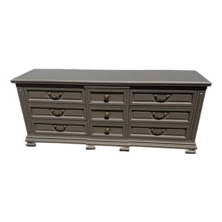 Stunning Vintage Morganton Solid Wood Dresser For Sale