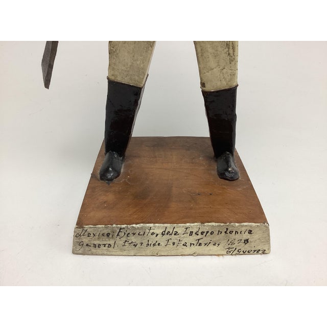 Late 20th Century Vintage Folk Art Soldier by Manuel Felguérez For Sale - Image 5 of 7