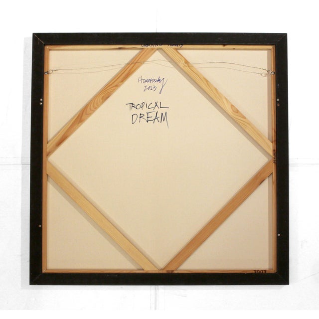 "Tropical Dream" Acrylic on Canvas by Paul Hrusovsky For Sale - Image 4 of 4