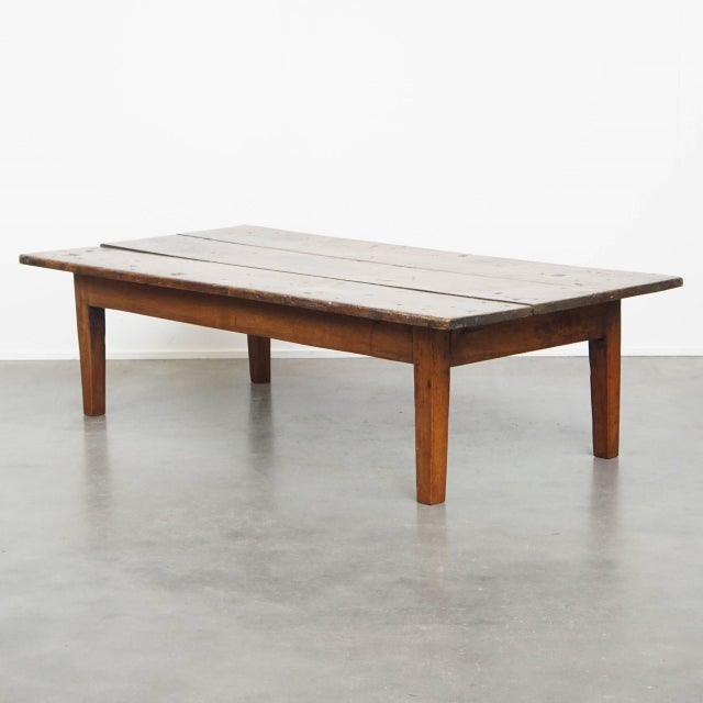 Large Coffee Table in Chestnut Wood For Sale - Image 14 of 14