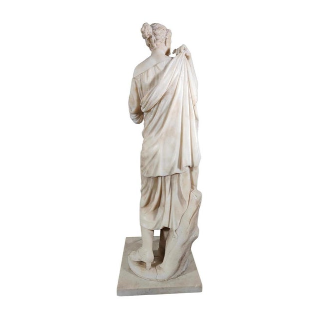 Diana De Gabios, Marble Sculpture, 19th Century For Sale - Image 11 of 18