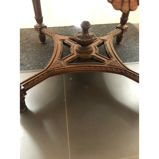 Mid 19th Century French Round Marble Top Table For Sale - Image 5 of 7