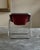 Castelli Plona Armchair in Red Leather by Giancarlo Piretti for Anonima Castelli, 1970s For Sale - Image 4 of 8