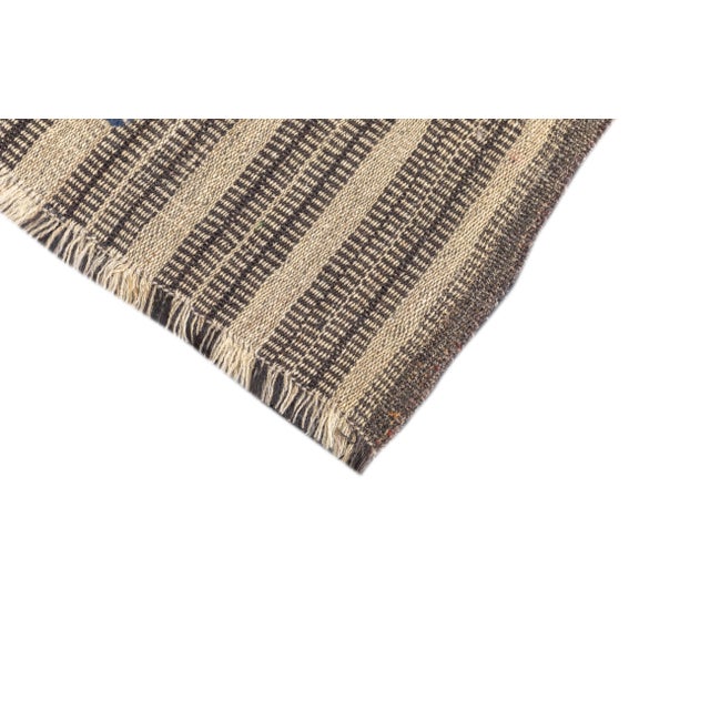 Antique Handwoven Gabbeh Palas Textile Art 3'3" X 3'10" For Sale In Washington DC - Image 6 of 10