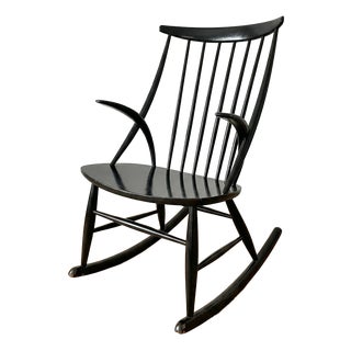 Vintage Danish Rocking Chair from Illum Wikkelsø, 1950s For Sale