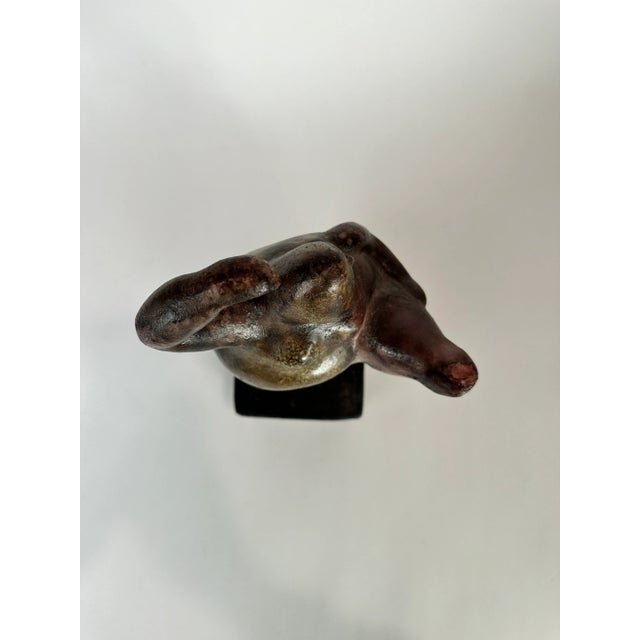 1980s 1980s Modern Figurative Ceramic Sculpture For Sale - Image 5 of 6