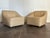 Vintage 1980's Post Modern Leather Lounge Chairs For Sale - Image 4 of 12
