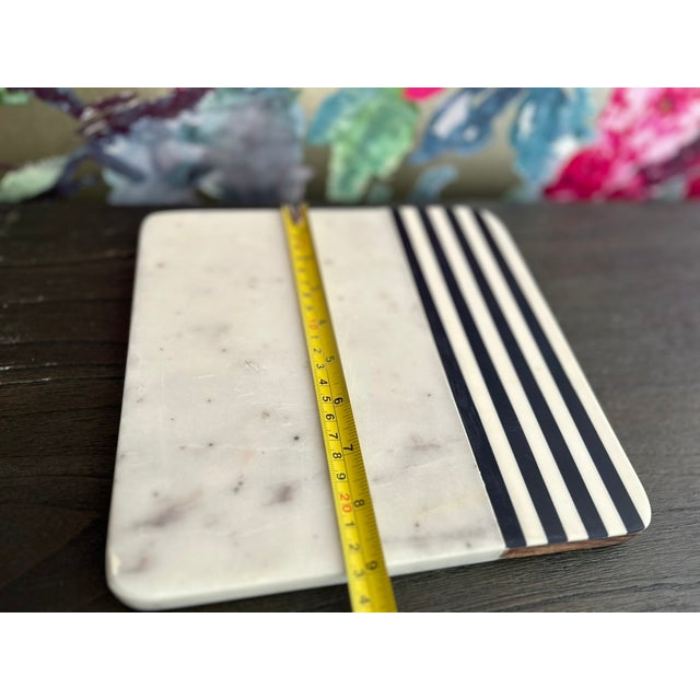 Coasters & Marble Cutting Board - Set of 4 For Sale - Image 9 of 11