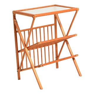 Vintage Scandinavian Magazine Rack, 1960s For Sale