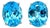 Natural Blue Topaz Stud Earrings 14k White Gold 5.79 TW Certified For Sale