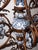 The 19th century delft ten-arm chandelier is a beautiful example of historic craftsmanship and design. It originally...