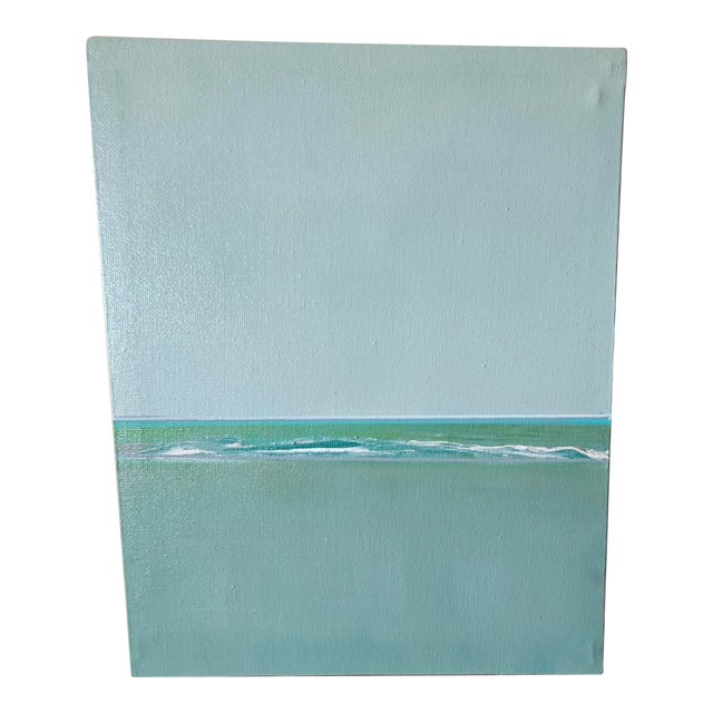 Ocean Waves Abstract Acrylic Painting For Sale