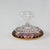 Glass Vintage Anna Hutte Bleikristall Ruby Gold Compote Crystal Pedestal Footed Bowl For Sale - Image 7 of 9