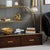 This stunning accent piece, either variegated or in white, evokes something powerfully ancient while fashionably advanced.