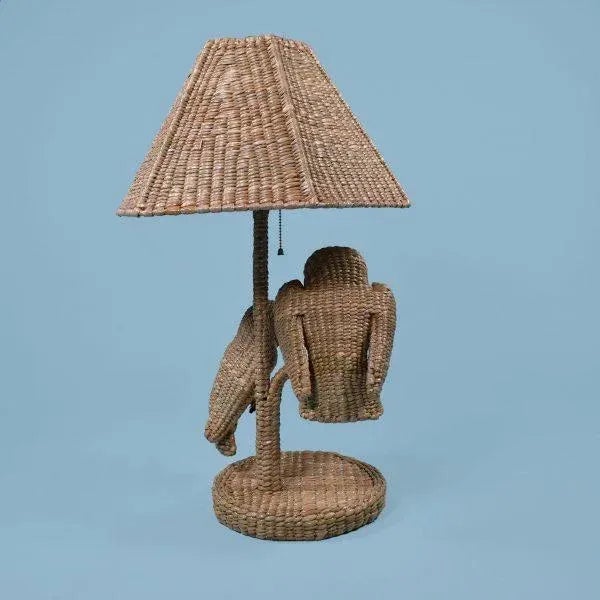 Boho Chic Mario Lopez Torres Owl Table Lamps - A Pair For Sale - Image 3 of 9