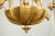 Gold Bespoke Giltwood Hand-Carved Chandelier in the Neoclassic Manner For Sale - Image 8 of 11