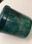 Wood Rare Vintage Lacquered Goatskin Cylinder Box in the Style of Aldo Tura With Brass Pinecone Finial For Sale - Image 7 of 8
