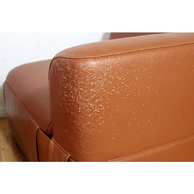 Leather Model 932 Modular Sofa by Mario Bellini for Cassina, 1960s, Set of 3 For Sale - Image 12 of 18