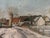 Ludvig Jacobsen, Snowy Village Path, Oil Painting on Canvas For Sale - Image 10 of 12