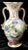 Porcelain De Paris Napoleon III French Hand Painted Vases - a Pair For Sale - Image 6 of 12