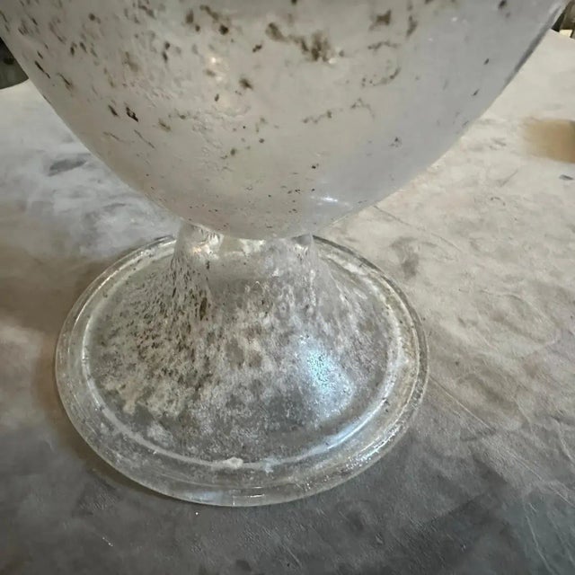 1970s Scavo Murano Glass Tall Amphora Vase by Seguso For Sale - Image 4 of 14