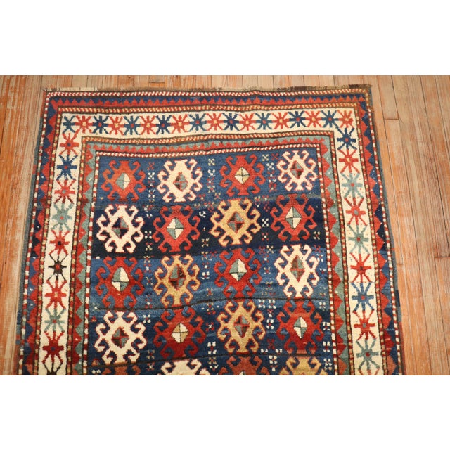 19th Century Moghan Antique Kazak Rug, 4'1'' X 6'10'' For Sale - Image 4 of 10