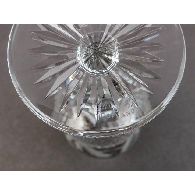 Transparent Mid 20th Century Edinburgh Crystal Scotland Thistle Sherry Glasses- Set of 7 For Sale - Image 8 of 8