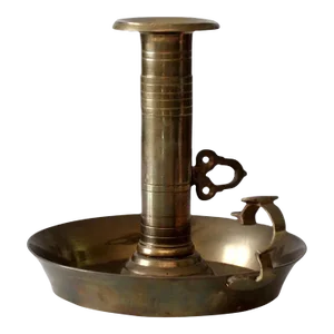 Antique Brass Chamberstick