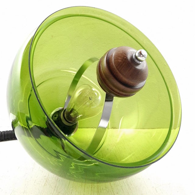 Wood Mid-Century Pendant Lamp from Sijaj Hrastnik For Sale - Image 7 of 11