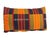 1980s African Kente Cloth Throw Lumbar Pillow 18" W For Sale - Image 5 of 6