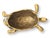 Mid 20th Century Midcentury English Brass Turtle Paperweight For Sale - Image 5 of 5