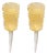 Handcrafted Clear Rostrato Murano Glass Wall Sconces by Simoeng, Set of 2 For Sale
