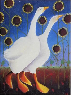 Mackenzie Thorpe "Out Together" Hand Signed Numbered Serigraph Art Print