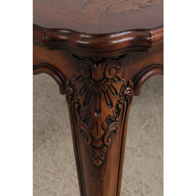 Henredon Country French Style Dining Room Table For Sale - Image 13 of 16