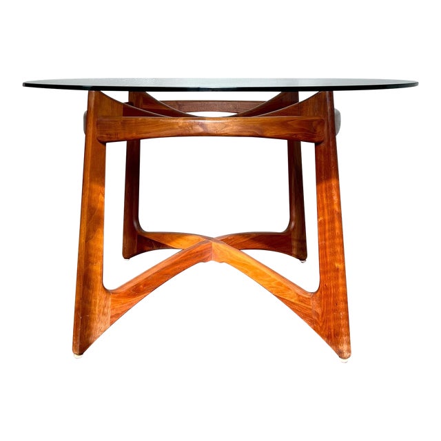 Vintage Compass Dining Table Model No. 2458T48 Designed by Adrian