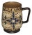 Antique Doulton Lambeth Stoneware Mug, c. 1881, Floral Design For Sale