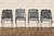 Vintage Set of Four French Wrought Iron Folding Patio Chairs by Hervé Baume | Outdoor Garden Armchairs | France 1970s For Sale - Image 17 of 18