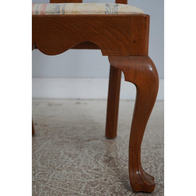 Set of 6 Bench Made Walnut Chippendale Dining Chairs For Sale - Image 13 of 18