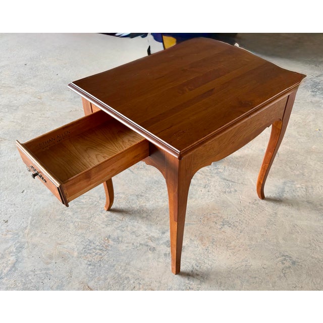 Mid 20th Century Ethan Allen Madison French Country Side Table For Sale - Image 6 of 12