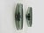 Vintage Italian Wall Lights in Smoked Glass and Chrome by Veca for Fontana Arte, 1970s, Set of 2 For Sale - Image 4 of 8